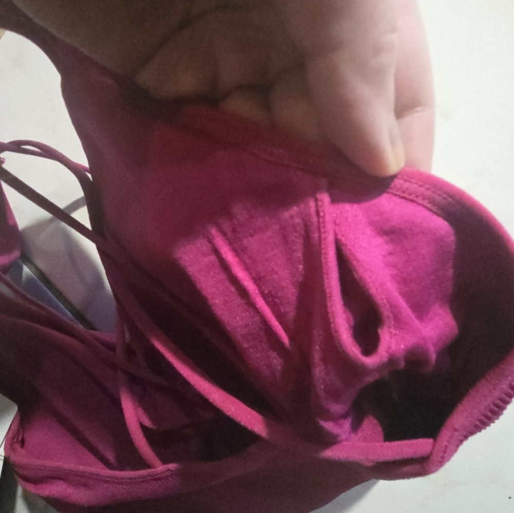 Puma Sports Bra NWT Strappy Racerback Seamless Gym Athletic Dry Cell Padded Run - Picture 8 of 8